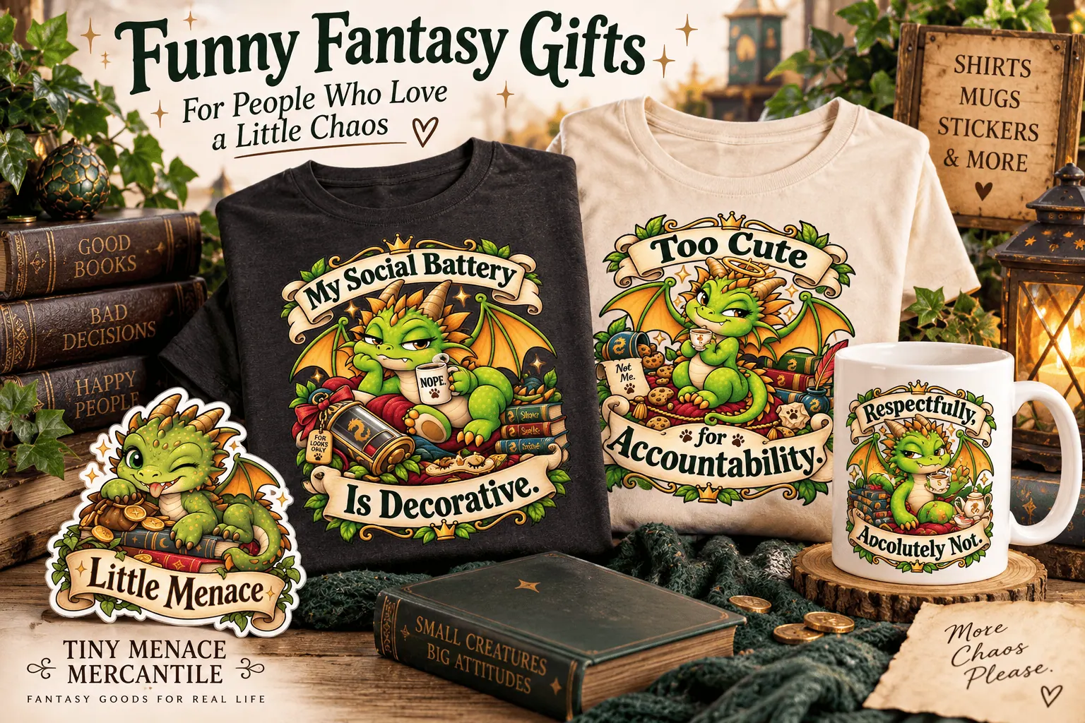 Funny Fantasy Gifts for People Who Take Their Fandom Seriously